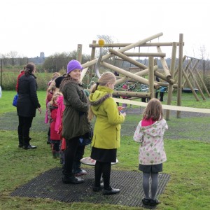 Opening Day at the playground